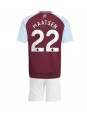 Aston Villa Ian Maatsen #22 Domácí dres pro děti 2024-25 Krátký Rukáv (+ trenýrky)